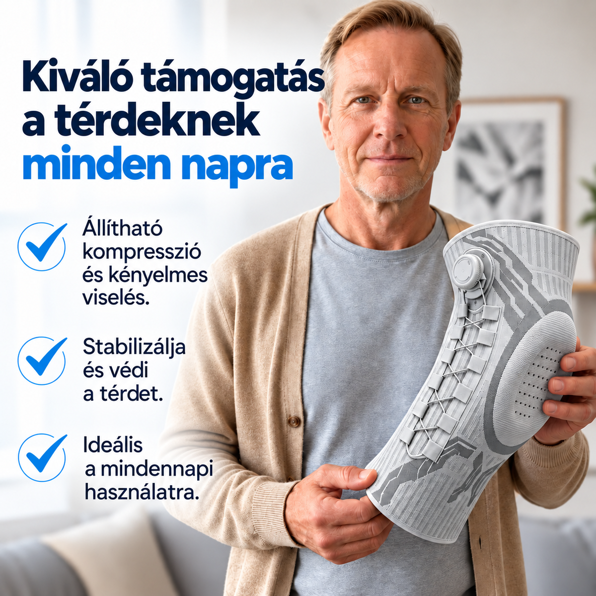 KneeFlex™ – állítható térdtámasz